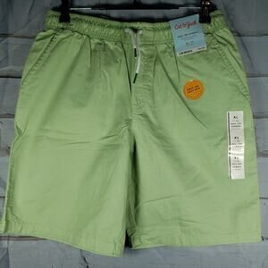 NWT Boys Cat & Jack size XL Pull-on-Shorts with drawstring in Green